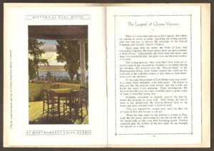 Chute Montmorency : une brochure publicitaire de l'hôtel Kent House, en 1929.